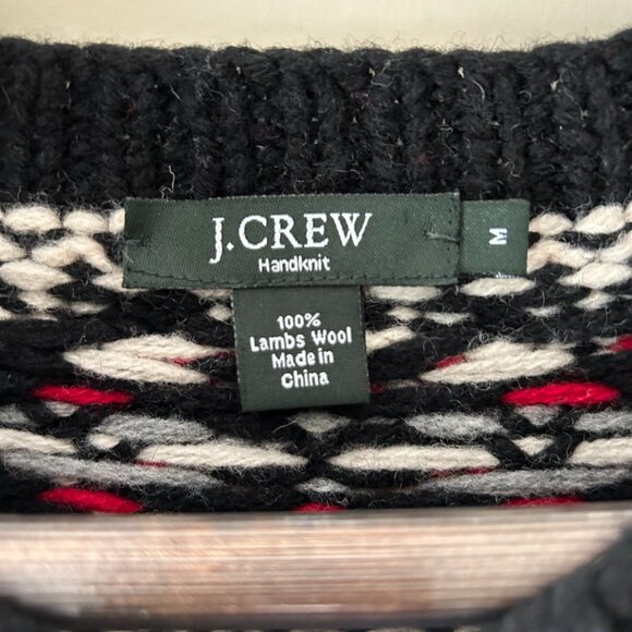 J. Crew Handknit Lambswool V-Neck Sweater - MINT! - Picture 3 of 4